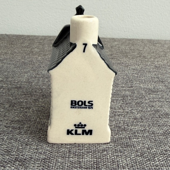 KLM Airlines Vintage 2006 Bols Blue Delft Miniature Ceramic Church #7 EMPTY - Picture 3 of 12
